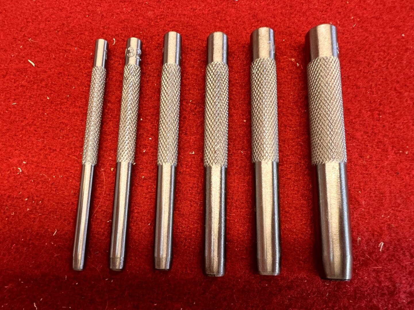 6pc Hollow Metal Leather Punch Set Punches L3-101 - Kentucky