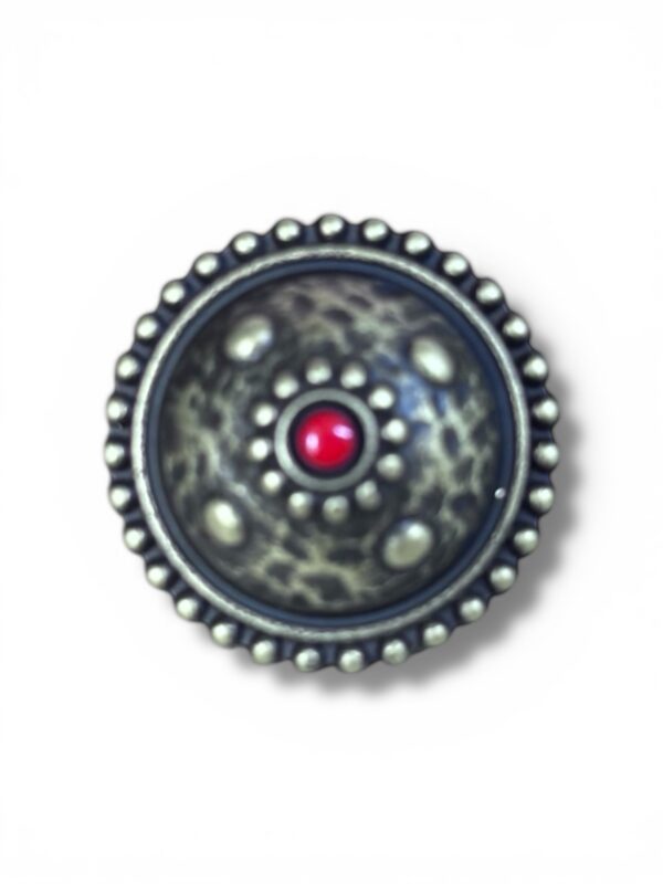 Caspian Concho Antique Brass Plate - 3 sizes available