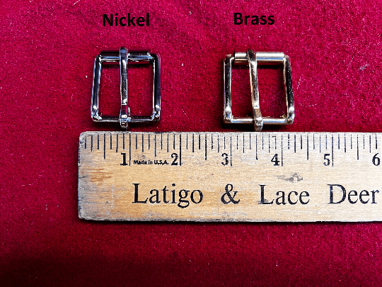 One Inch Roller Strap Buckle Available in Two Colors