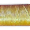 Yellow bundle of synthetic raffia twine.