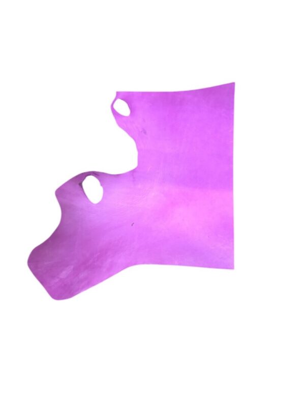 HBAL3629 Purple irregularly-shaped object on white background.