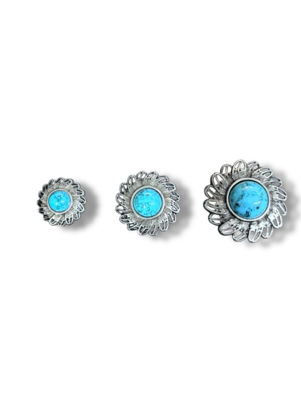 Turquoise Feather Concho