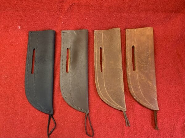 Leather Cheyenne Knife Sheath, cowhide knife sheath