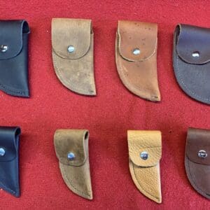 Leather Blackfoot Knife Sheath available in 2 colors