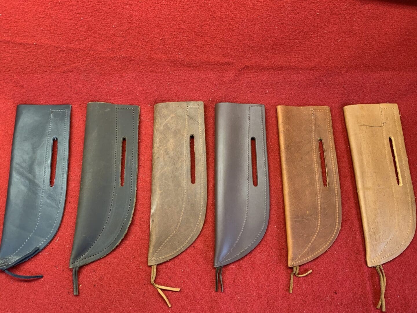 Leather Knife Sheath, 11 inch belt knife sheath