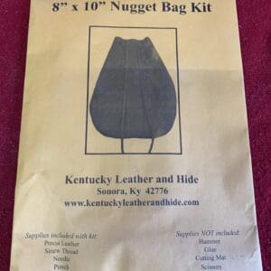 You are buying a 8 inch x 10 inch Nugget Bag Kit