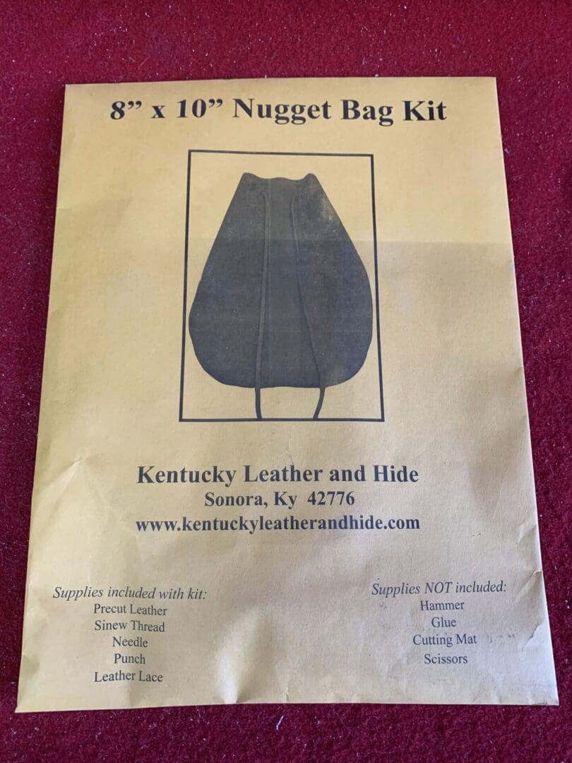 You are buying a 8 inch x 10 inch Nugget Bag Kit