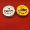 Two tins of Fiebing's Saddle Soap.