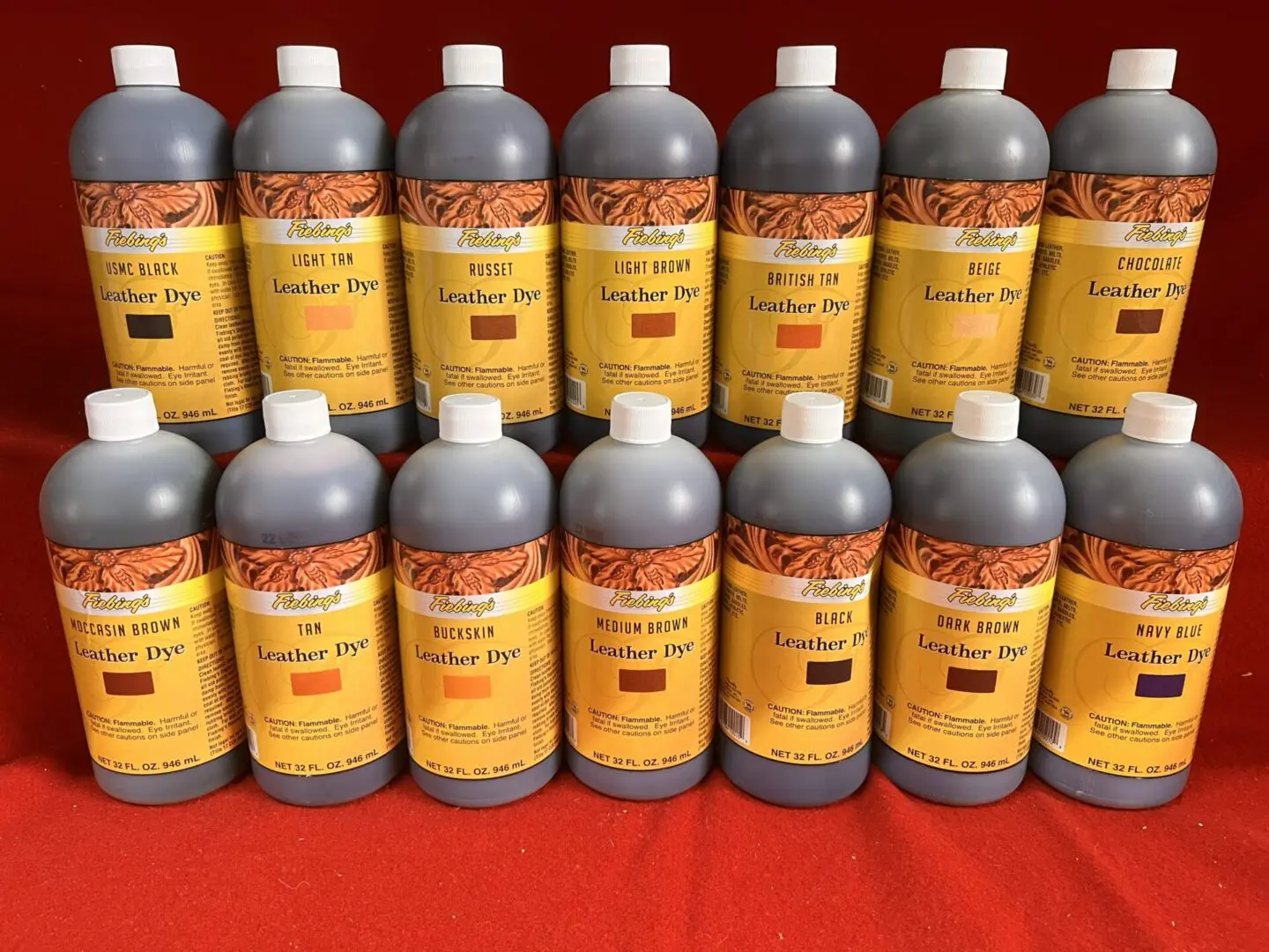 Leather Dye 32oz bottle -28 Colors To Choose From - Kentucky Leather and  Hides