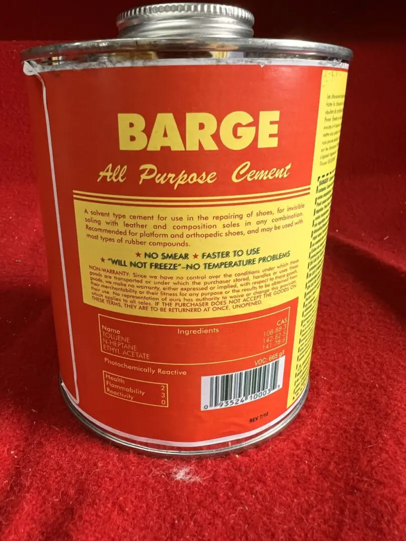 Barge All Purpose Cement Glue 1 Quart Adhesive Includes Applicator Brush  93524100035