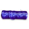 Roll of shiny blue plastic twine.