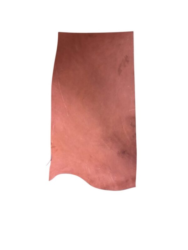 TPQS3001 Brown leather sheet on white background.