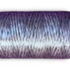 Purple and white gradient yarn spool.