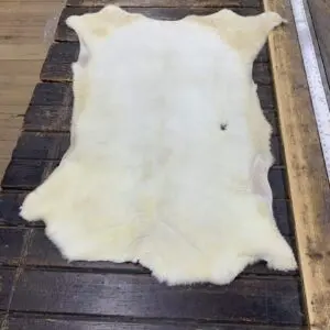 Luxurious Soft and White Sheepskin Rug, Shelf 7T 11