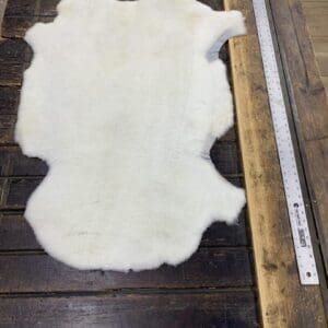 White, Luxurious Soft, and Plush Sheepskin Rug, Shelf 7T 12