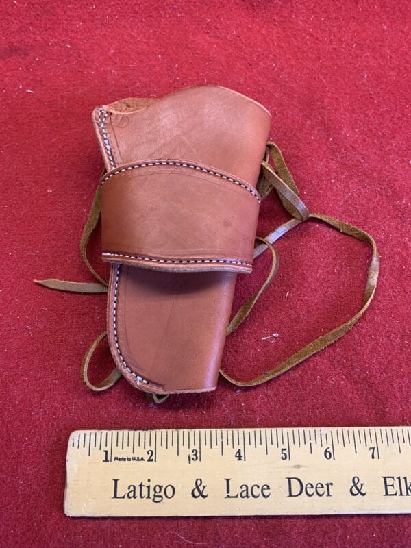 Vegetable Tan Leather Gun Holster up for sale