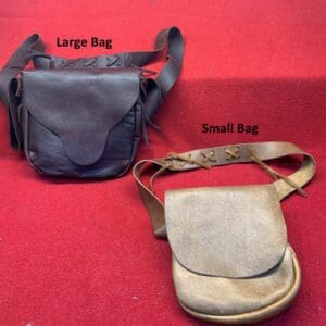 Leather Shooting Bags and pouches in variable sizes