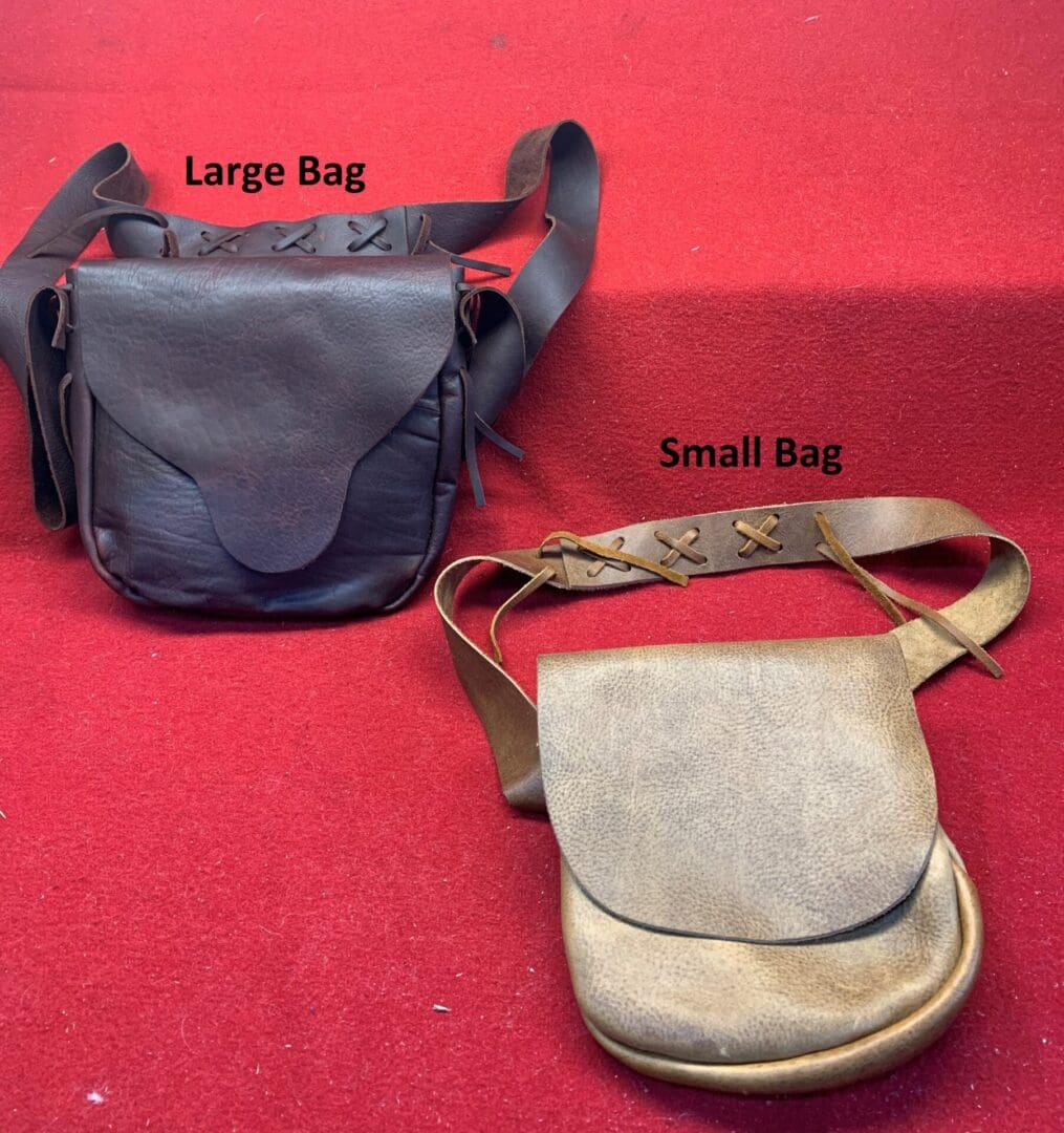 Leather Shooting Bags and pouches in variable sizes