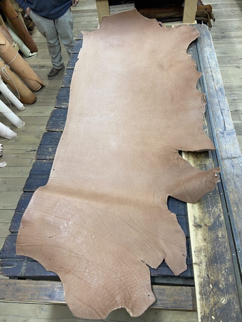 Texas Sides - Vegetable Tanned Cowhide Sides Dark Brown