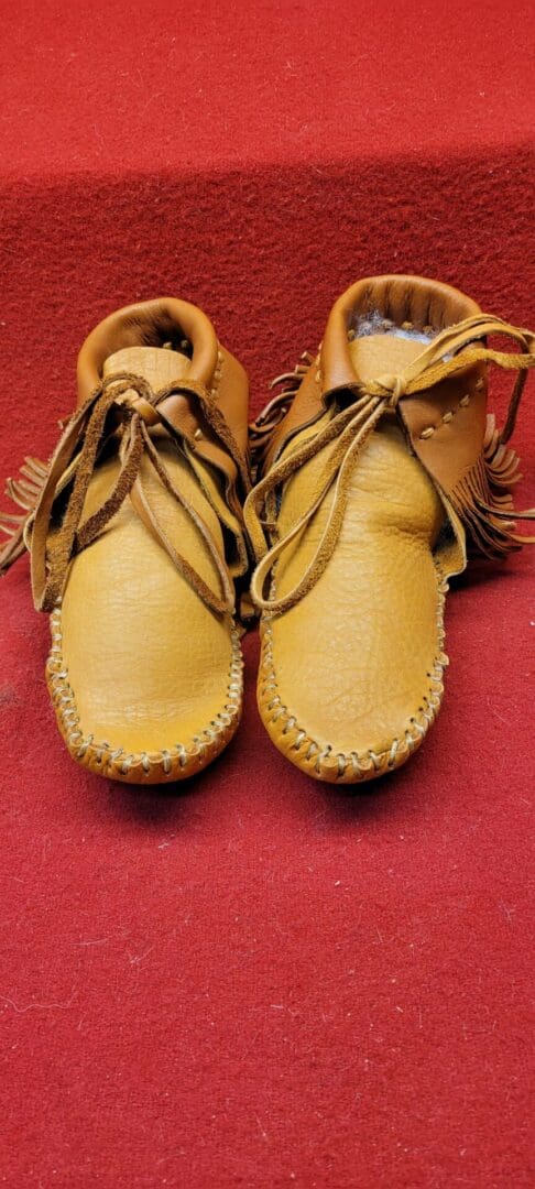 A pair of moccasins