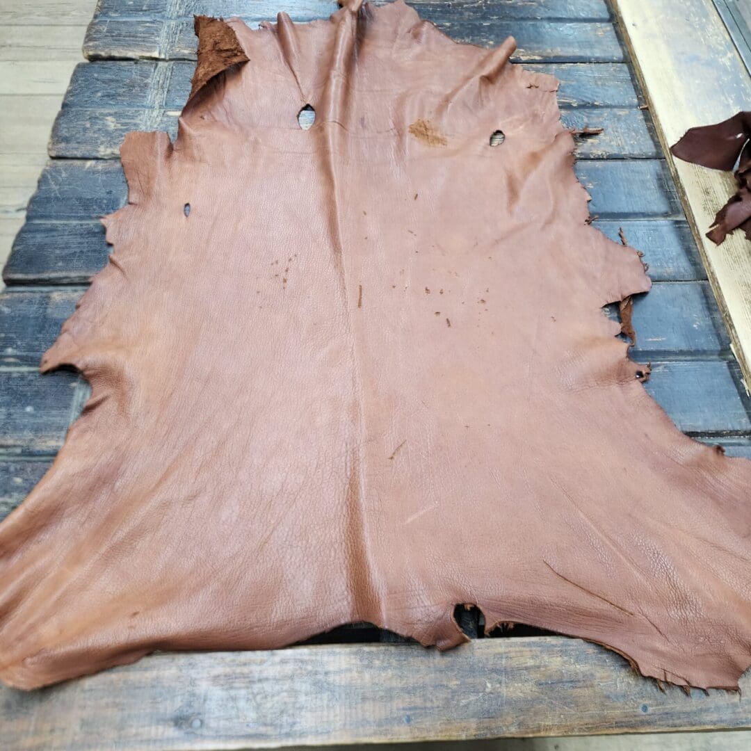 Hair-on Deer Hide / Buckskin hide / Shelf#7T - Kentucky Leather and Hides