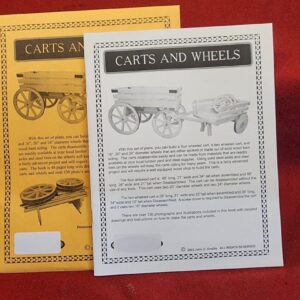 Carts and Wheels Pattern, build your own, E-13