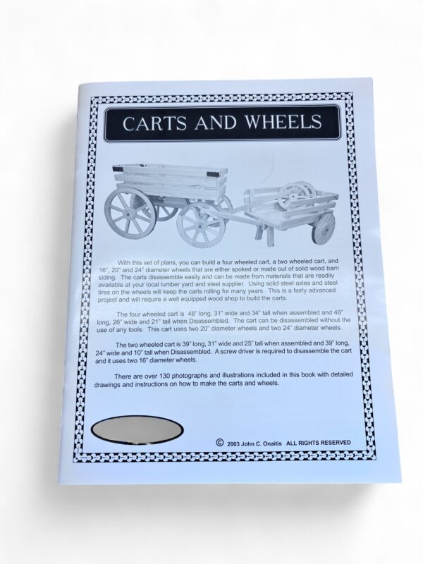 CXOX5854 Cart and Wheel Pattern, build your own, E-13
