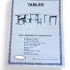 PHSF2448 Folding Table Pattern, make your own , E-13