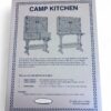 Camp Kitchen pattern, make your own, E-13