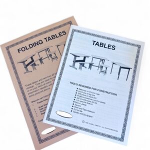 VZXT1141 Folding table pattern