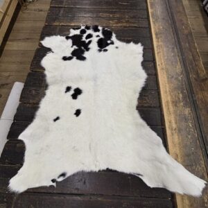 IMG_2636 Hair on Calf Hide Rug, Color Black and White ,