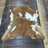 IMG_2642 Hair on Calf Hide Rug, Color Brown and White
