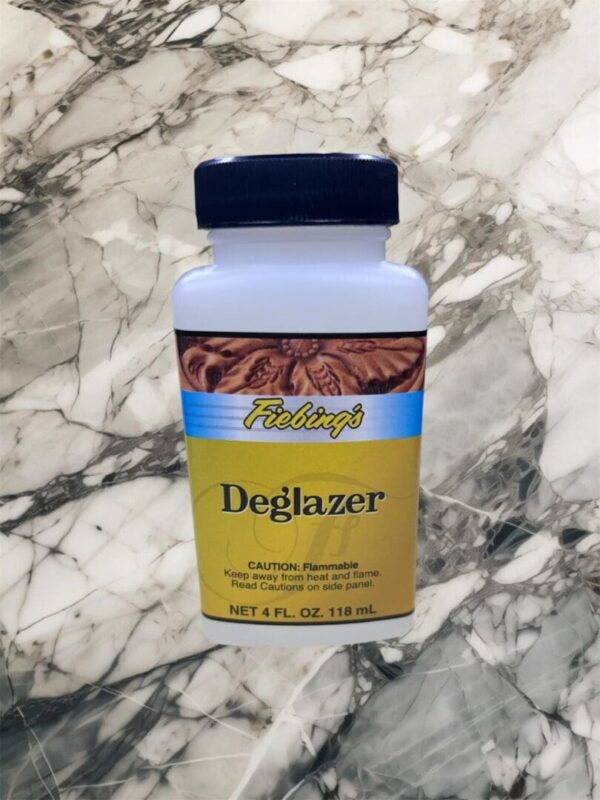 Fiebing's Leather Deglazer bottle.