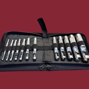HHWO1790 Set of hole punch tools in case.