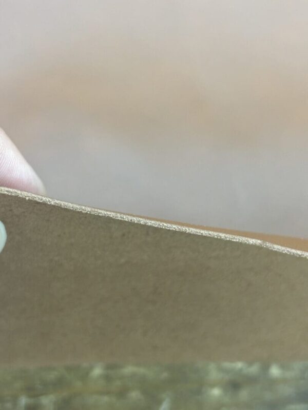 Close-up of brown leather texture.