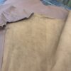 Brown leather sheet for crafting.