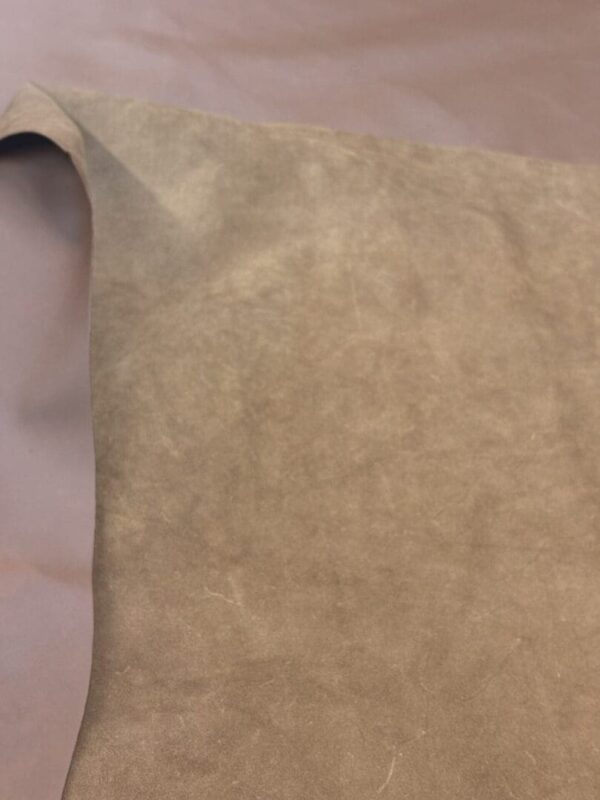 Closeup of brown leather texture.