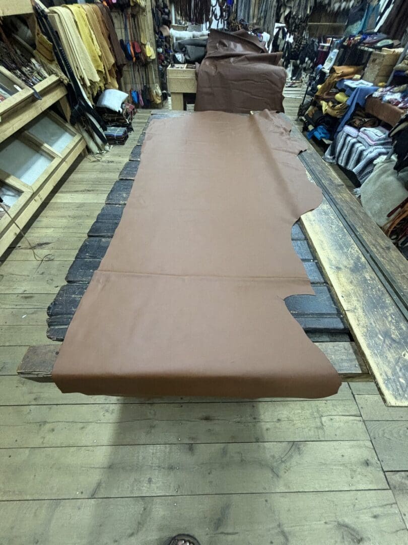 Upholstery Leather Side Brown Color Z2-42