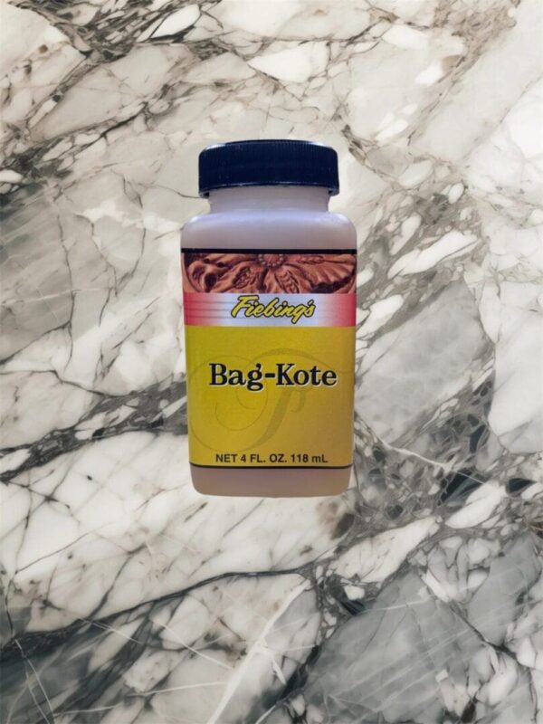 Fiebing's Bag-Kote leather finish, 4 fl. oz.