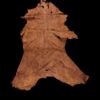 Animal hide on a black background.