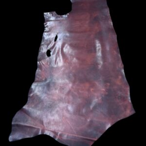 Cinnamon oil-tanned cowhide