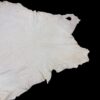 CQNO1717 White animal hide on a black background.
