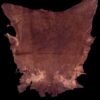 Animal hide on a black background.