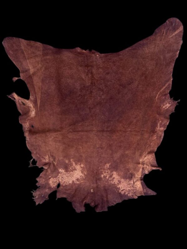 Animal hide on a black background.