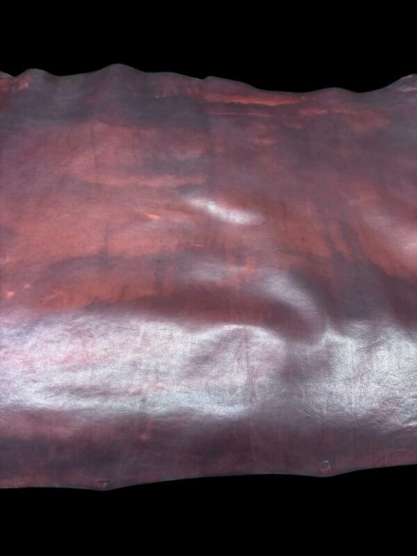 GZZQ6766 Dark red textured leather sheet background.