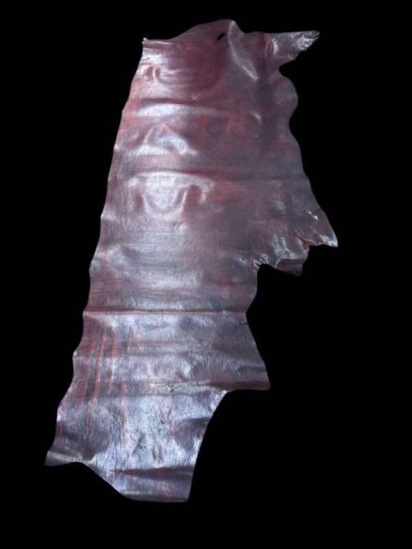 Durable cinnamon cowhide leather