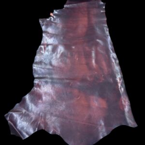 Rich cinnamon leather hide