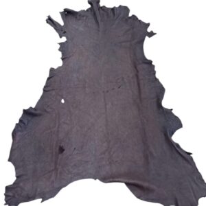 SBJT5067 Black leather hide on a white background.