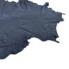UNFN6538 Dark leather hide with irregular edges.