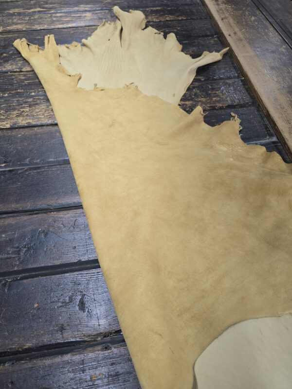 Deerskin Buckskins Hide (SMOKE Color) full grain! C-13 Pic 1